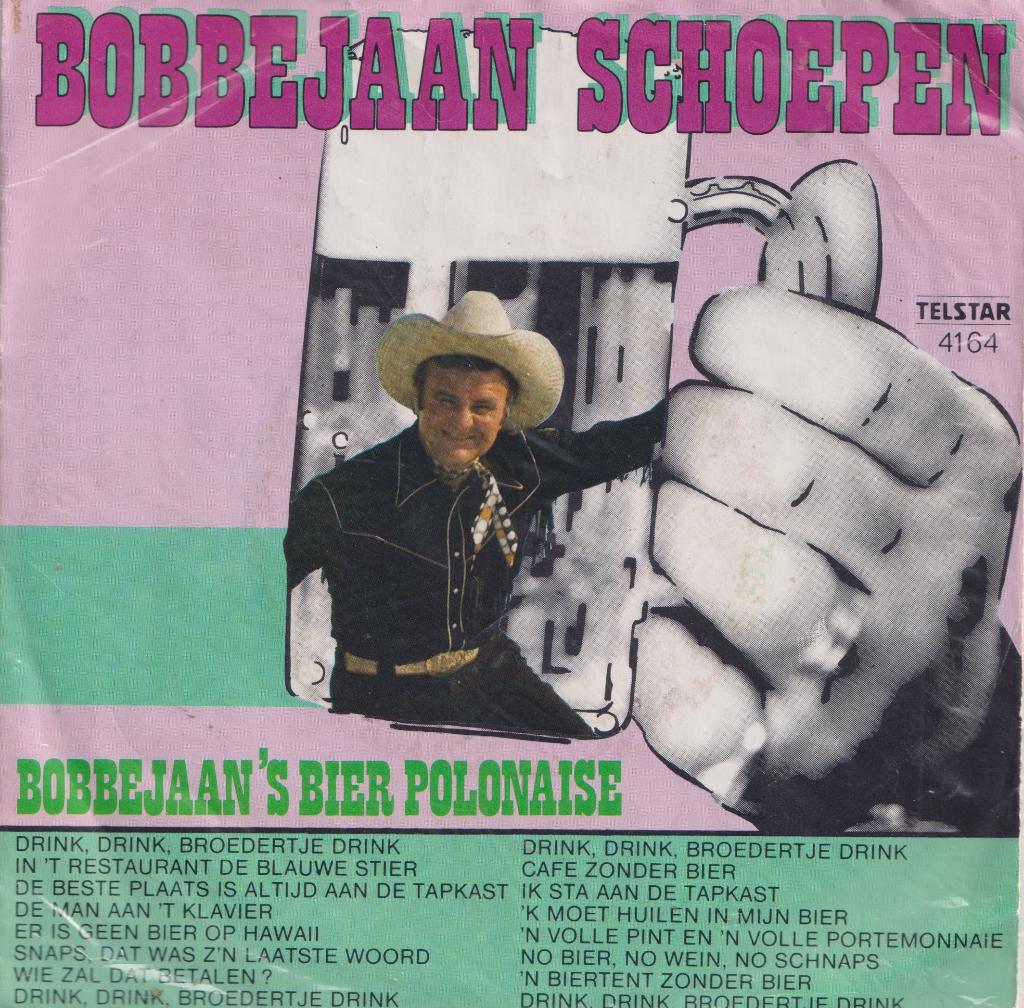 Bobbejaan Schoepen – Bobbejaan’s bier polonaise - Single, Enlèvement ou Envoi, Utilisé, En néerlandais