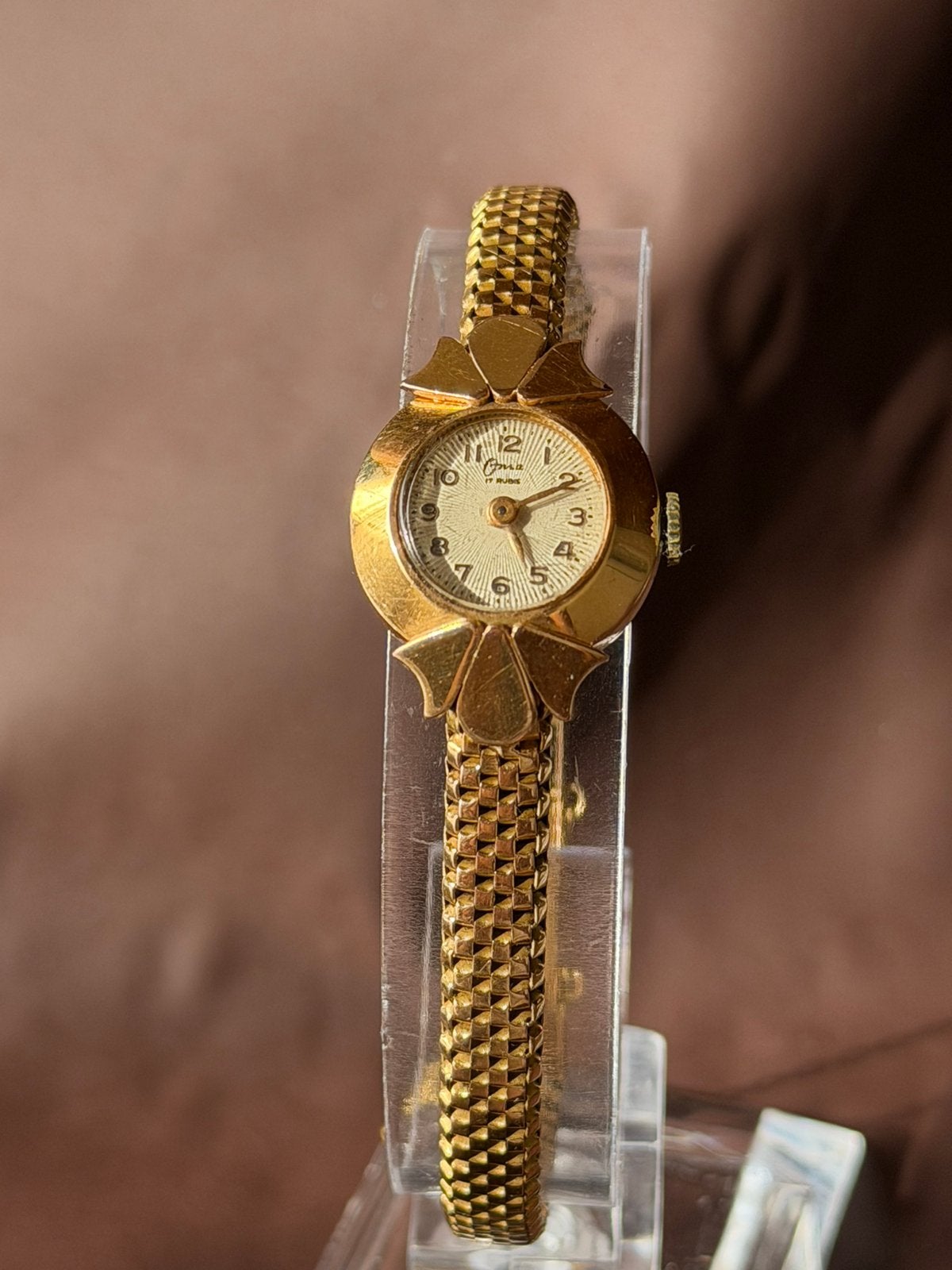 18 karaats gouden horloge, Handtassen en Accessoires, Ophalen, Zo goed als nieuw, Goud, Goud