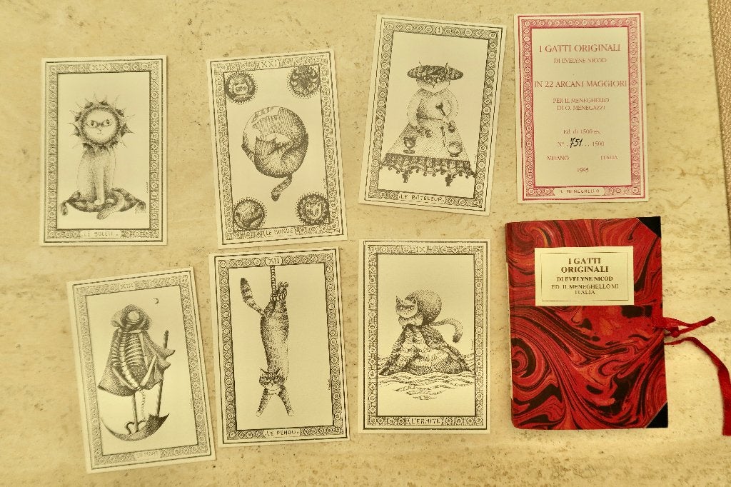The cat tarot I gatti originali gelimiteerde editie 1985, Boeken, Esoterie en Spiritualiteit, Ophalen of Verzenden