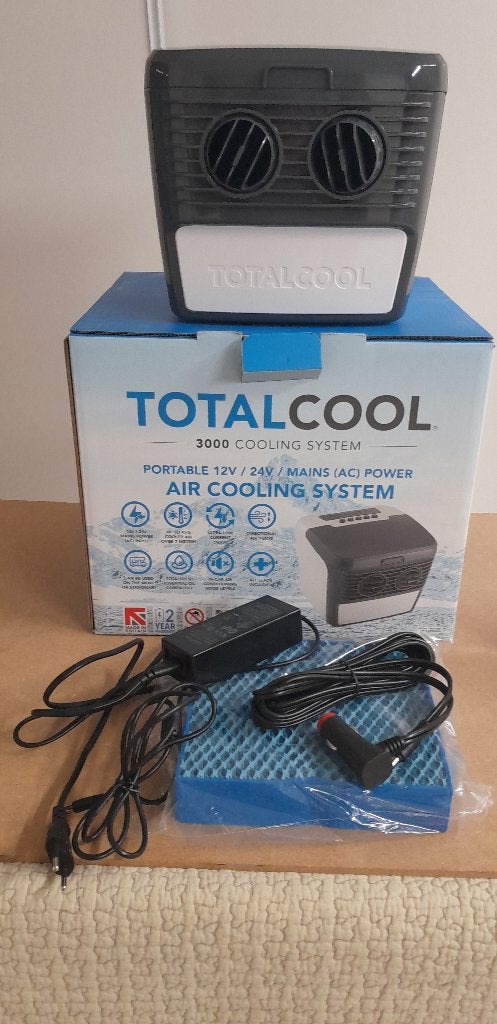 TOTAL COOL RAP 3000 DRAAGBARE LUCHTVERFRISSER, Caravans en Kamperen, Mobilhomes, Elektrisch, Airconditioning, Particulier, ABS