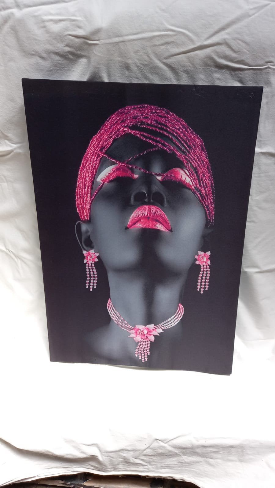 canvasdoek, Enlèvement, Utilisé, 50 à 75 cm, Imprimé