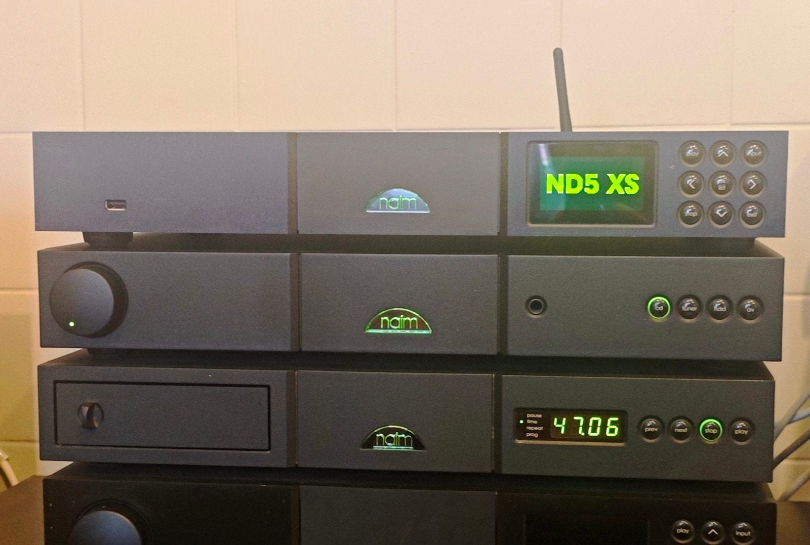 Naim-audiosysteem, cd-streamerversterker., Cd-speler