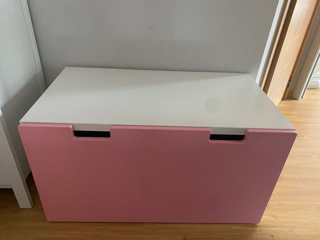 IKEA speelbak, Maison & Meubles, Bureaux, Avec tiroirs, Rose, Enlèvement, Utilisé