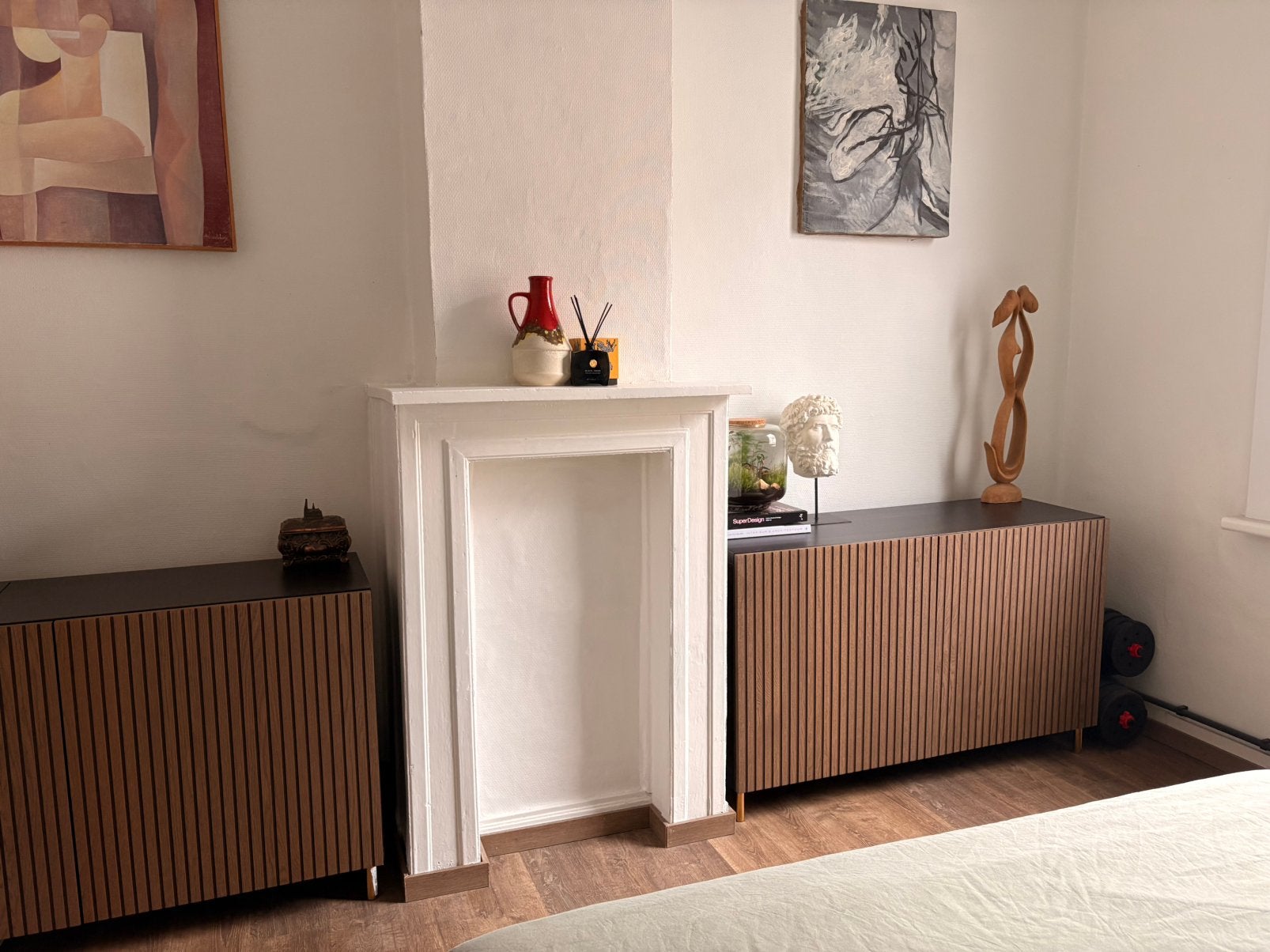 2 Besta IKEA dressoir kasten, Huis en Inrichting, Kasten | Dressoirs, Ophalen, Met deur(en), 100 tot 150 cm, Zo goed als nieuw