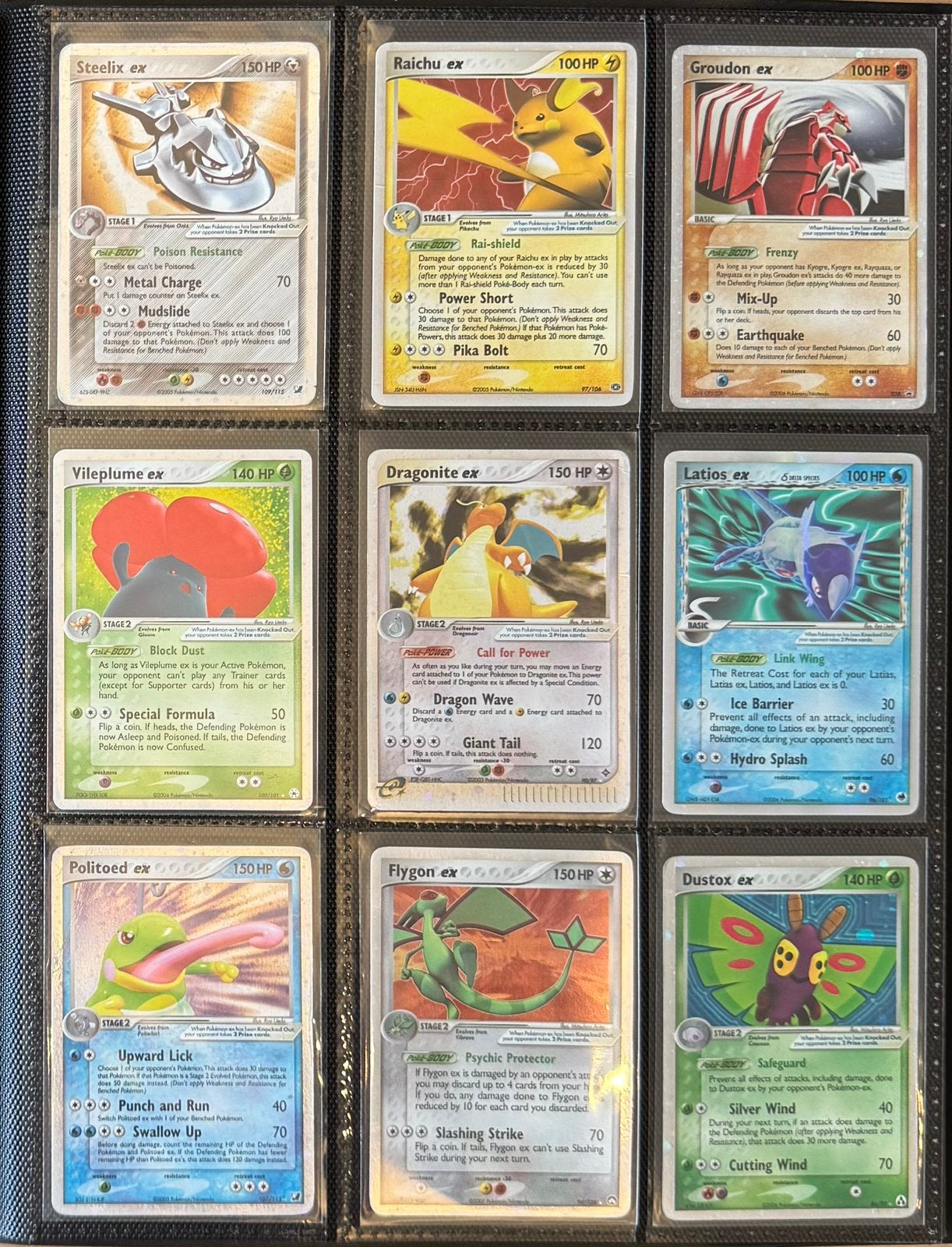 Pokemon ex era kaarten, Envoi, Comme neuf