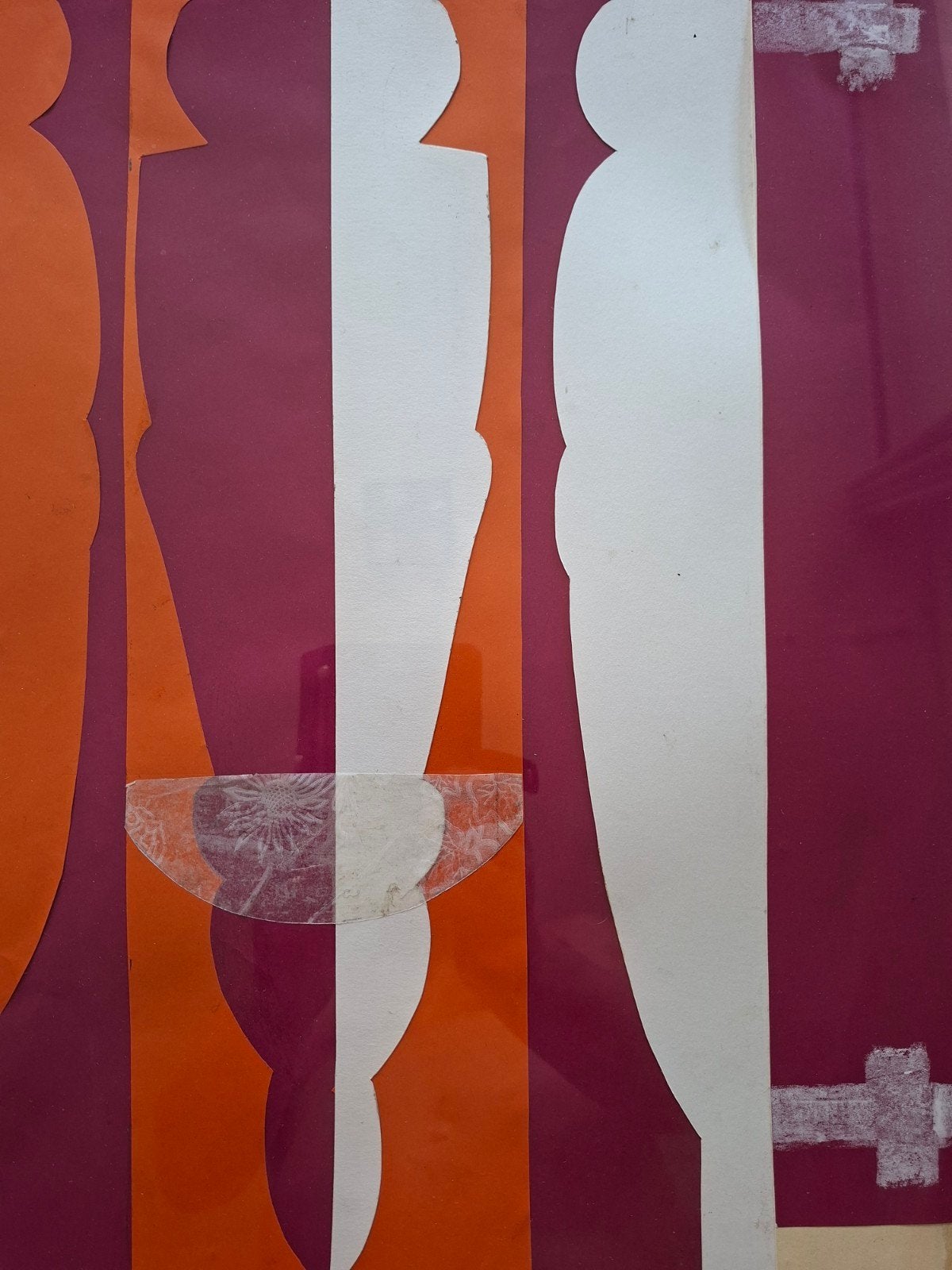 VANDEKERCKHOVE Hans "Z.T" gemengde techniek, Antiquités & Art, Art | Peinture | Moderne, Enlèvement, Collage