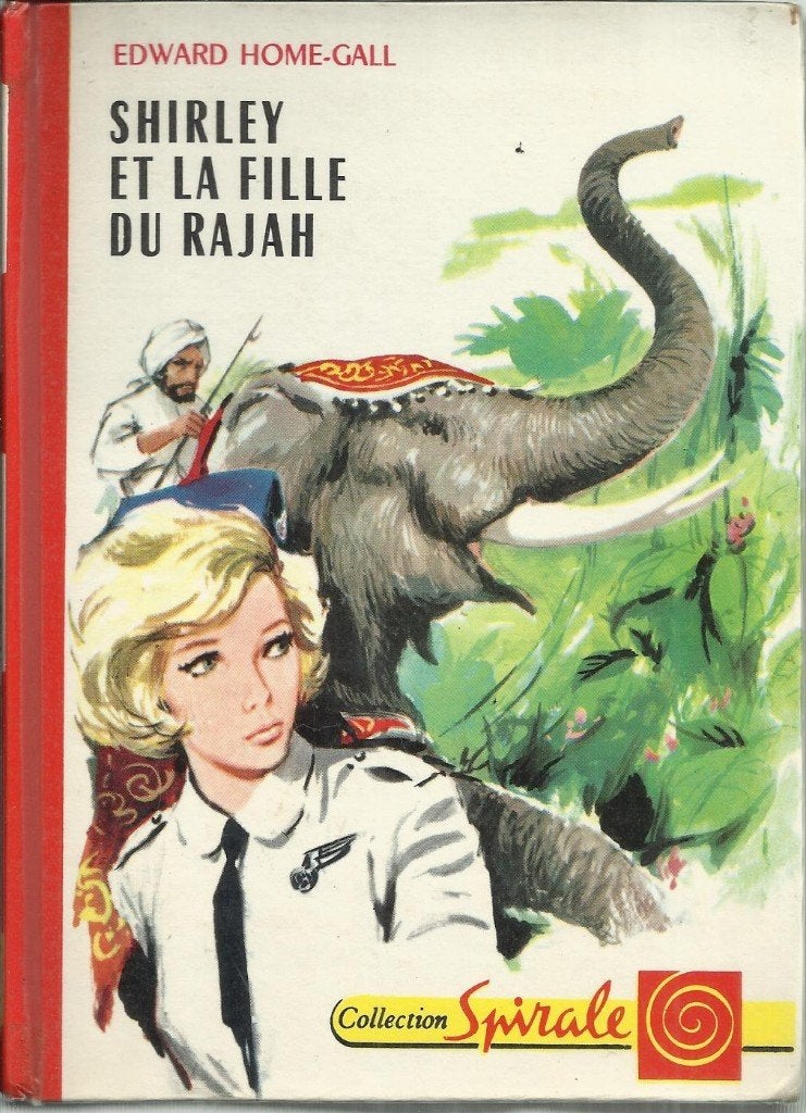 SHIRLEY ET LA FILLE DU RAJAH COLLECTION SPIRALE N 383 1965, Gelezen, Edward Home-Gall, Ophalen of Verzenden, Fictie