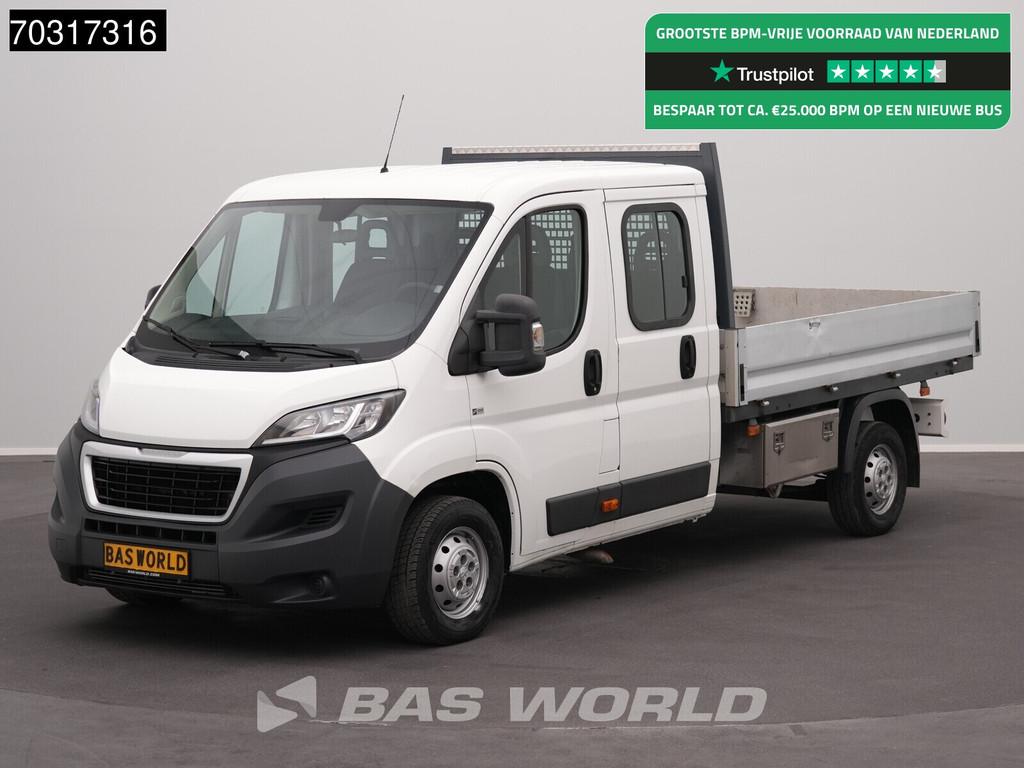 Peugeot Boxer 130pk Dubbel Cabine Open Laadbak Trekhaak Prit, 2198 cm³, Euro 5, Achat, Entreprise