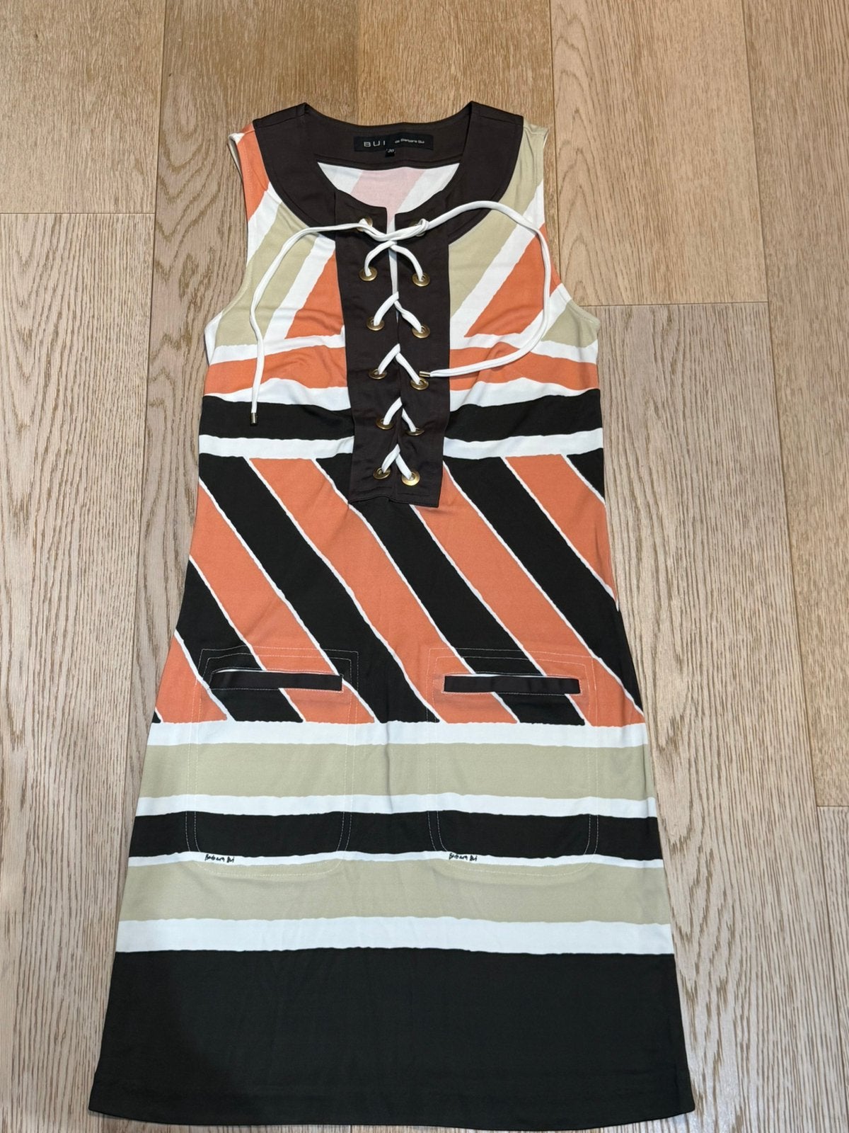 Authentieke barbara bui-jurk T36, Kleding | Dames, Jurken, Zo goed als nieuw, Oranje, Ophalen of Verzenden