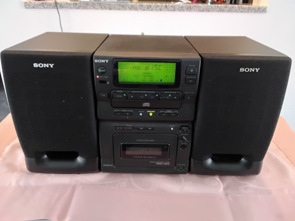Complete compacte SONY muziek-installatie, Audio, Tv en Foto, Ophalen, Zo goed als nieuw, Cassettedeck, Sony