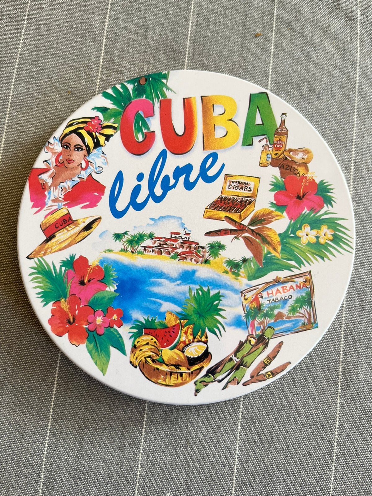 Uniek Vintage Metalen CD-Blik "Cuba Libre" (2001) +  CD!, Speciale editie, Ophalen of Verzenden, Zo goed als nieuw, Verzamelalbum