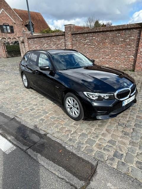 Bmw 320E Break Automaat Euro 6 Bj. 2022, Automaat, Zwart, Leder, Bedrijf
