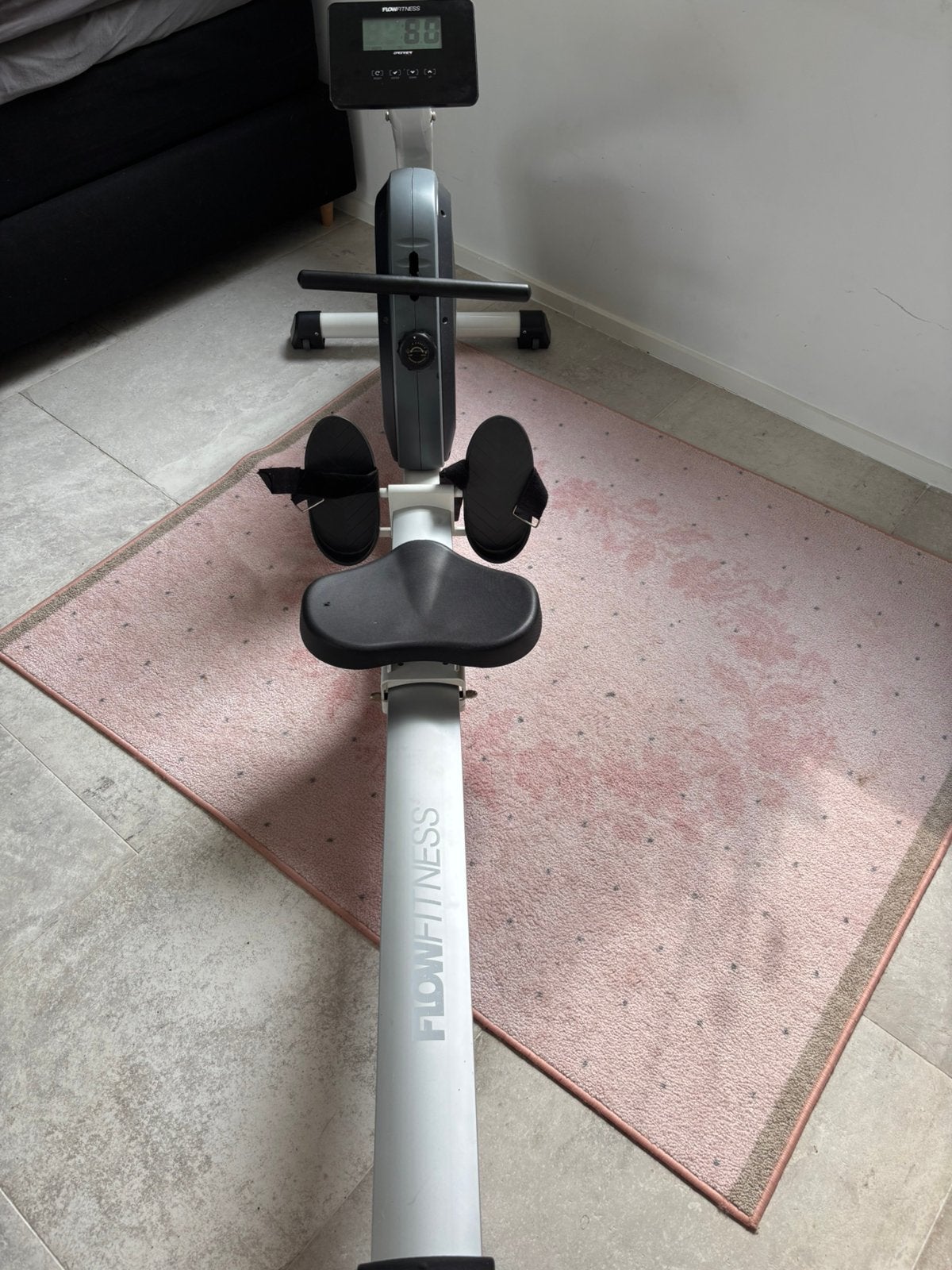 Roeitoestel flowfitness, Sport en Fitness, Ophalen, Benen, Gebruikt, Metaal