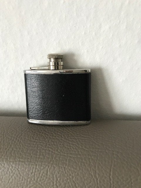 heupfles - zakfles in RVS - made in England, Ophalen of Verzenden