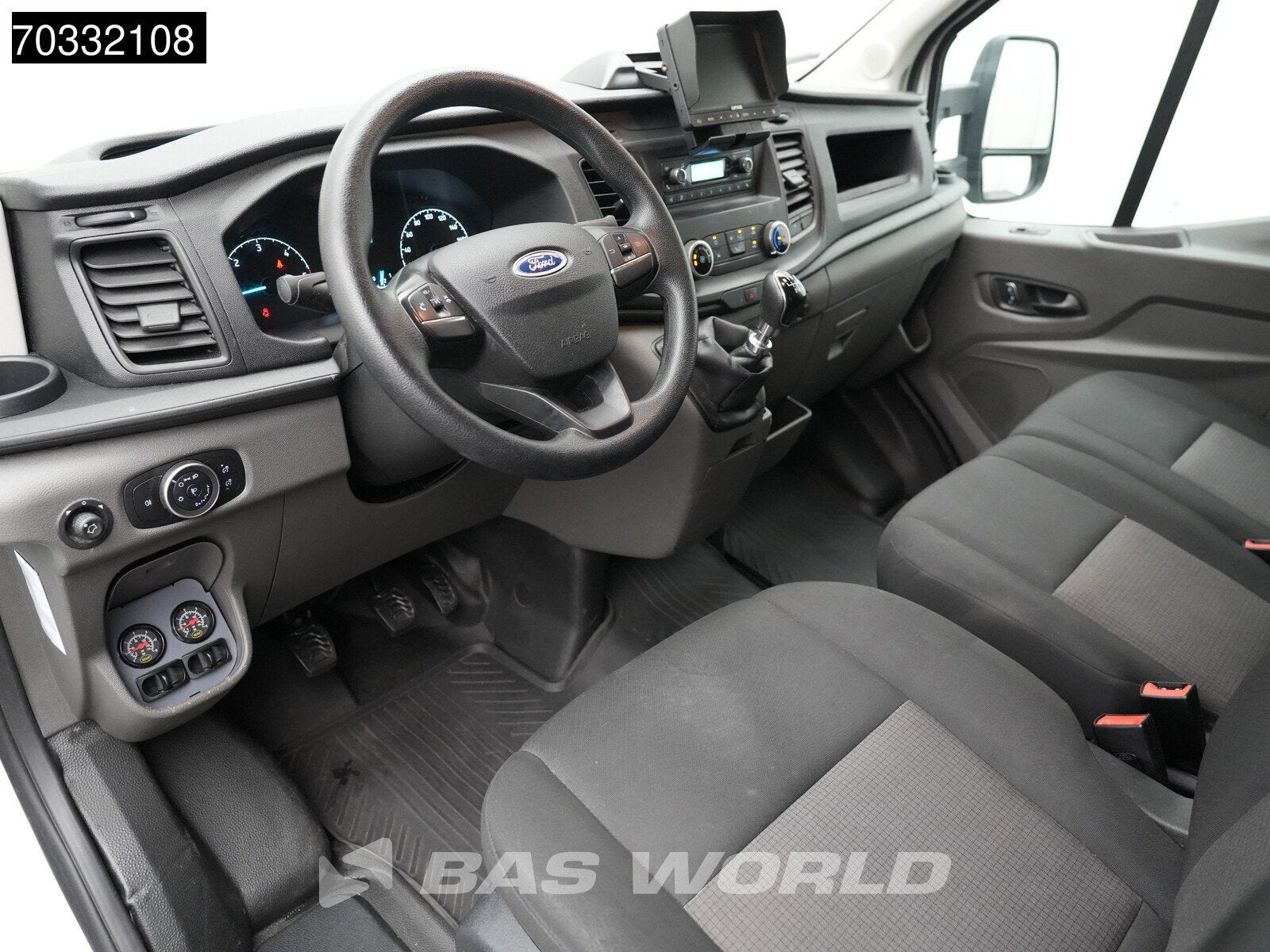 Ford Transit 130pk D'Hollandia Laadklep Zijdeur Bakwagen Air, Auto's, Bestelwagens en Lichte vracht, 2680 kg, Stof, 4 cilinders