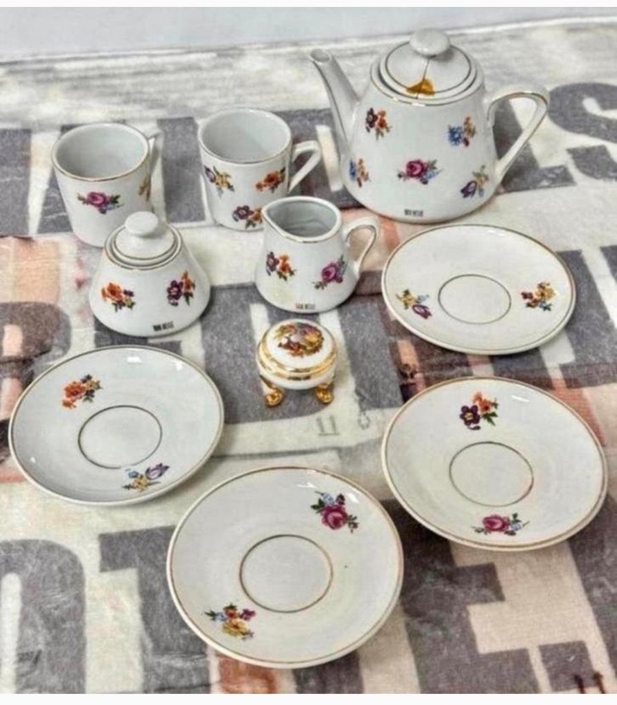 Van Nelle vintage 1960-1970 kinderservies porselein servies, Ophalen of Verzenden