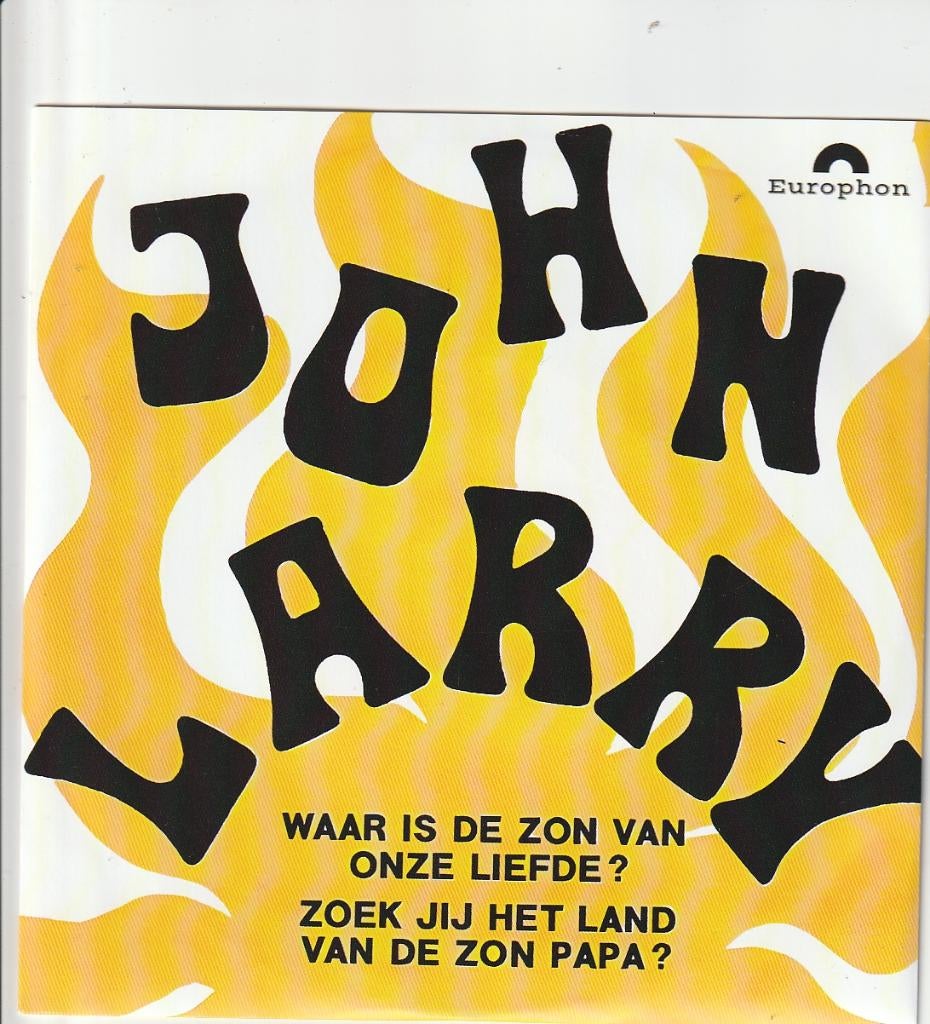 JOHN LARRY - WAAR IS DE ZON   V.A.  20,00, Cd's en Dvd's, Vinyl | Nederlandstalig, Ophalen of Verzenden, Zo goed als nieuw