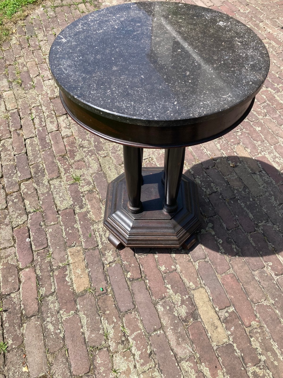 Art Deco pied de stalle / bijzettafel, Ophalen