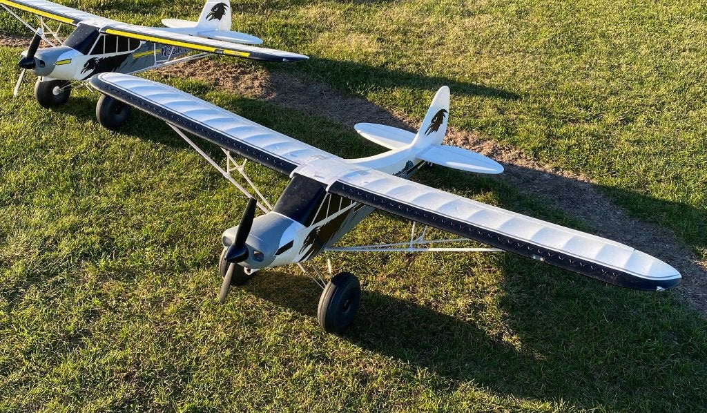 FMS - 1/8 PA-18 Super Cub V2 1700mm PNP in zeer goede staat, Hobby en Vrije tijd, Ophalen of Verzenden, Gebruikt, Elektro, RTF (Ready to Fly)