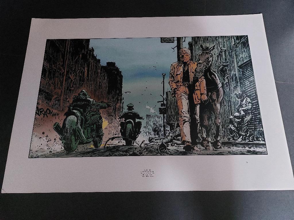 poster  hermann 1995, Livres, BD, Enlèvement ou Envoi, Comme neuf
