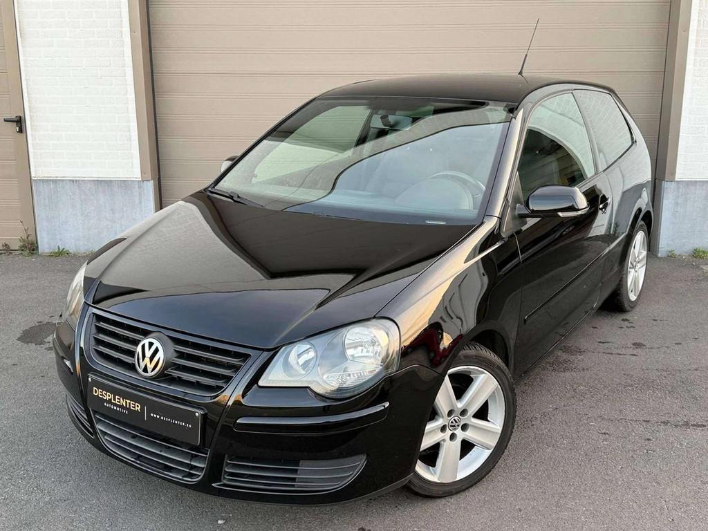 Volkswagen Polo Polo 1.4i BLACK EDITION/GARANTIE/AIRCO/BLUET, Auto's, Stof, Gebruikt, 4 cilinders, Zwart