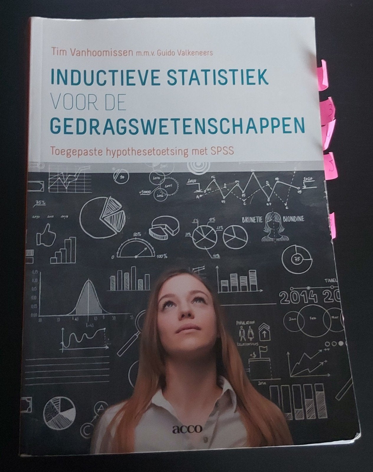 Inductieve statistiek voor de gedragswetenschappen, Boeken, Ophalen of Verzenden, Zo goed als nieuw, Tim Vanhoomissen; Guido Valkeneers