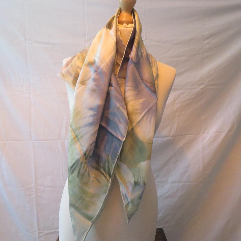 Vintage sjaal zijde Givenchy, Kleding | Dames, Ophalen of Verzenden, Sjaal