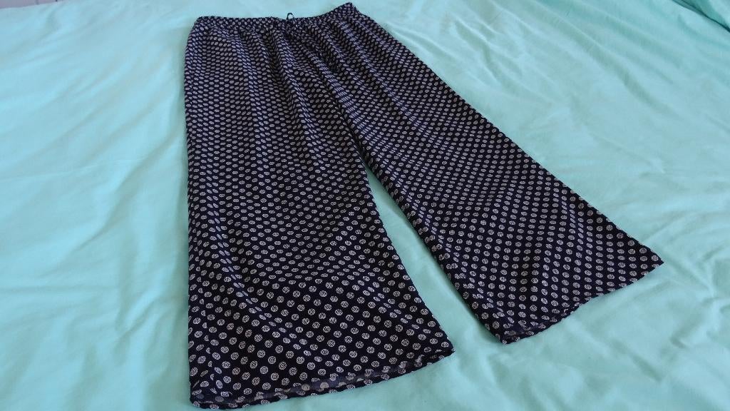BROEK ZARA WOMAN ZEER WIJDE PIJPEN, Kleding | Dames, Blauw, Maat 42/44 (L), Ophalen of Verzenden, Zo goed als nieuw