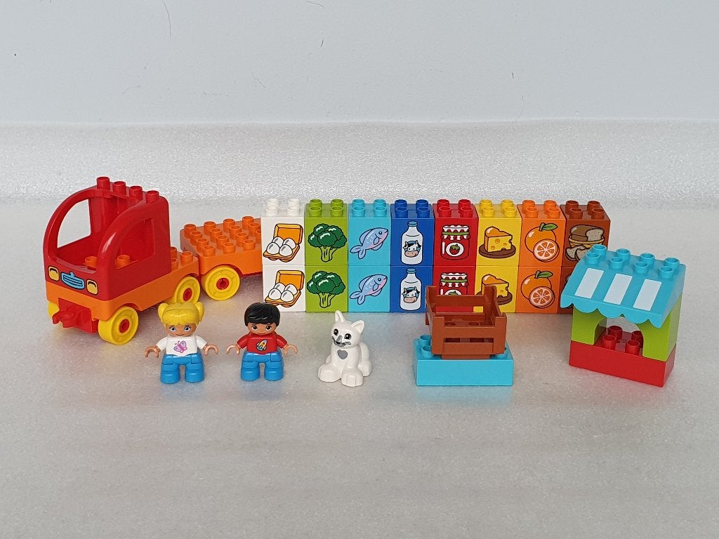 Lego Duplo 10818: Mijn Eerste Vrachtwagen, Enlèvement ou Envoi, Ensemble complet, Utilisé, Duplo