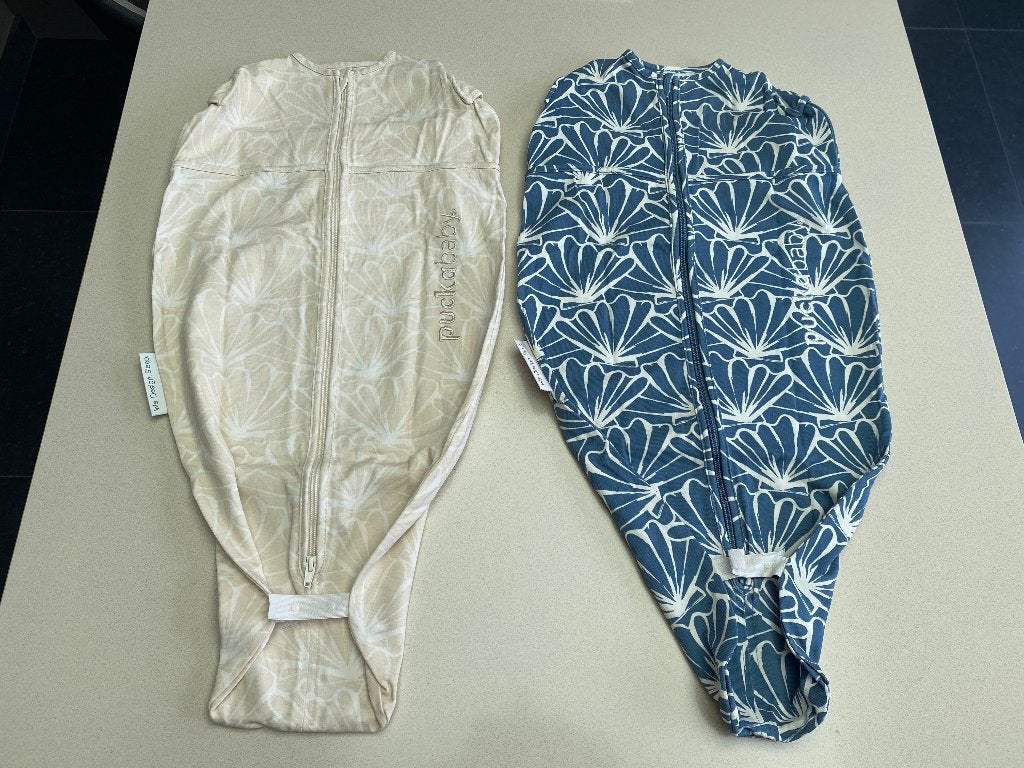 Puckababy (3m-6m) '2stuks', Kinderen en Baby's, Dekens, Slaapzakjes en Inbakerproducten, Ophalen, Zo goed als nieuw, Bakerzak of Bakerdoek