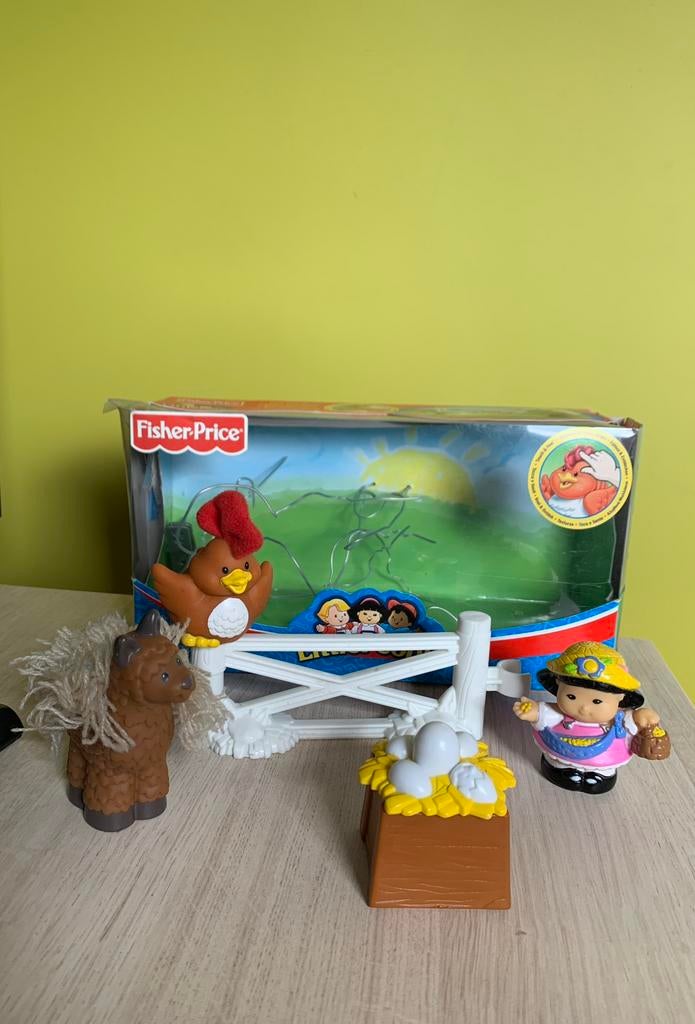 Fisher Price - Little people - boerderij, Ophalen of Verzenden, Zo goed als nieuw, Speelset
