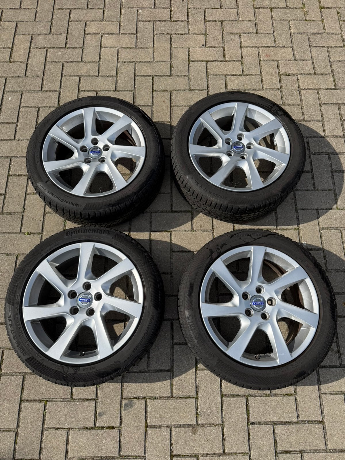 Volvo Pandora winterset Continental 17 inch, Ophalen, Velg(en), 17 inch, Winterbanden