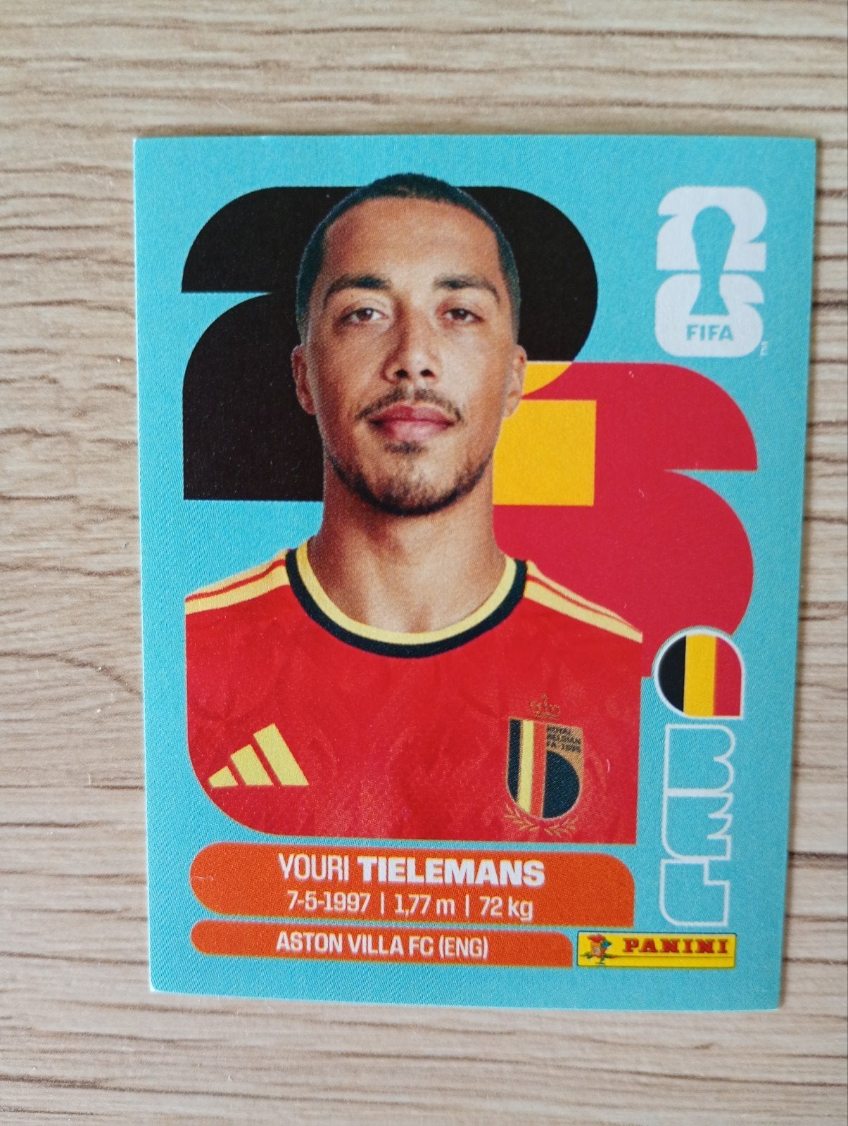 Rode Duivel - Youri Tielemans, Ophalen of Verzenden, Sticker