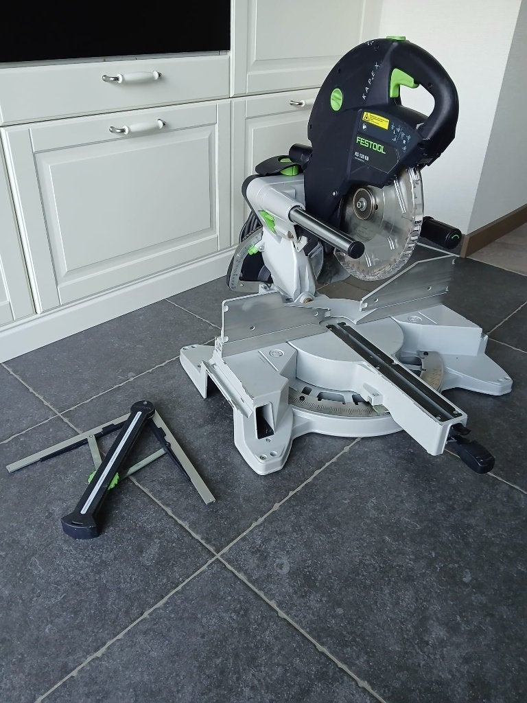 Festool kapex KS 120 EB afkortzaag, Doe-het-zelf en Bouw, Ophalen, Gebruikt, 70 mm of meer, Festfool