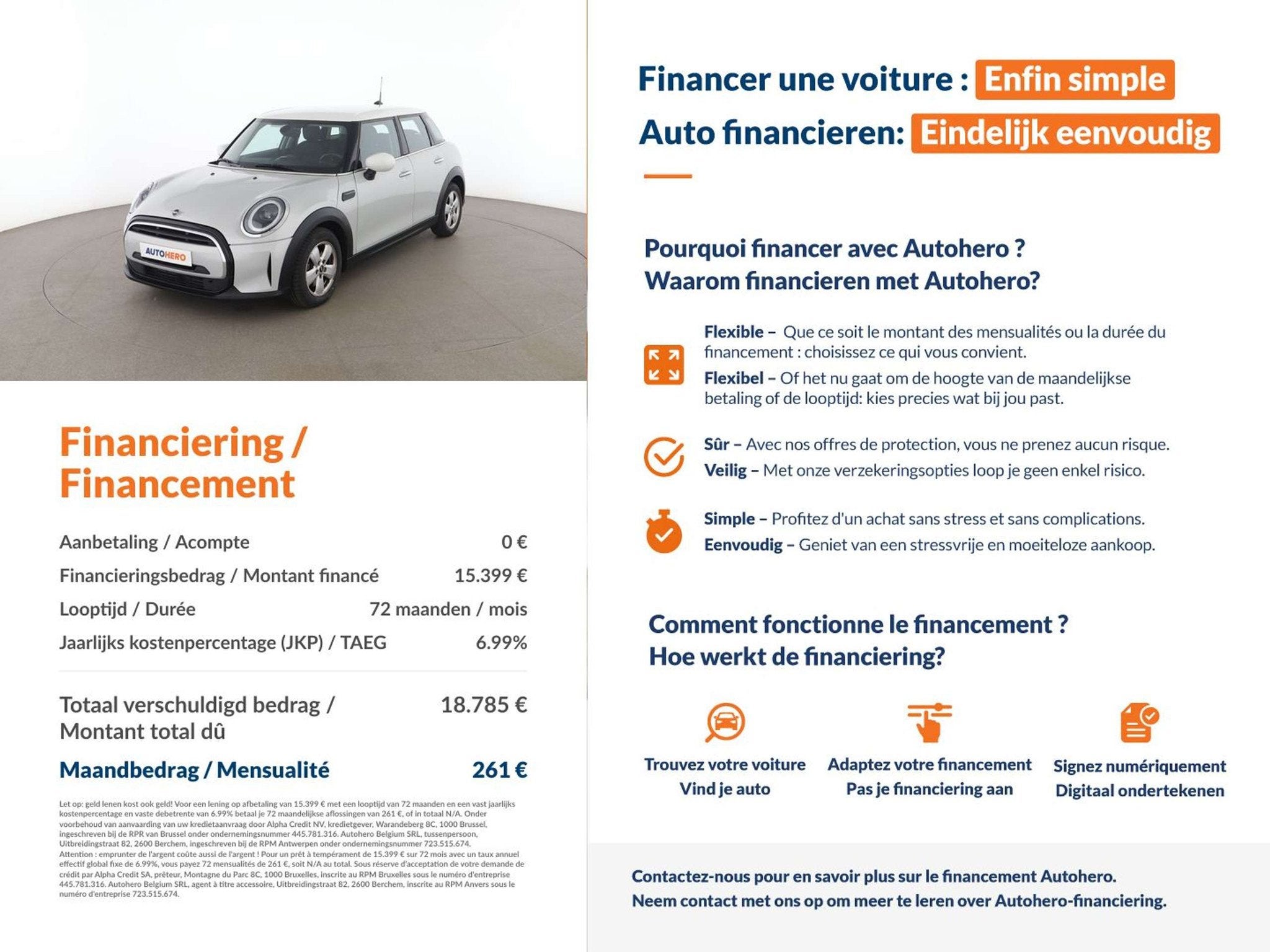 MINI Cooper Cooper (année de construction 2022), Autos, 100 kW, Achat, Euro 6, 5 portes