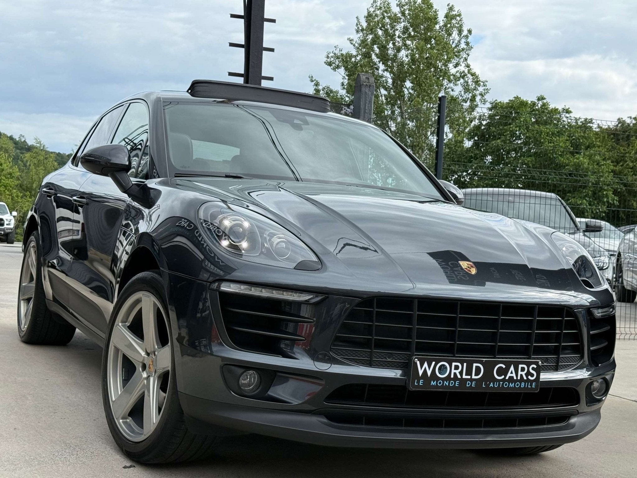 Porsche Macan 2.0 Turbo PDK SPORT DESIGN - PACK CHRONO- TOIT, Auto's, Porsche, 4 cilinders, 1984 cc, Zwart, Leder