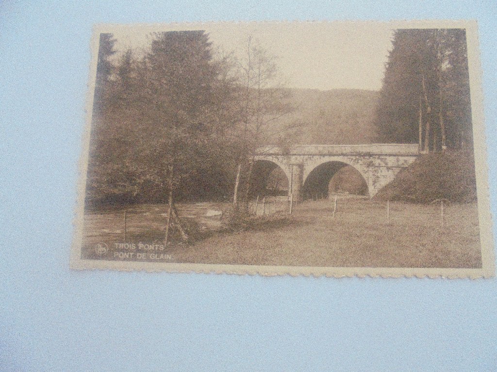trois ponts- ponr de glain, Envoi, 1920 à 1940, Non affranchie, Liège