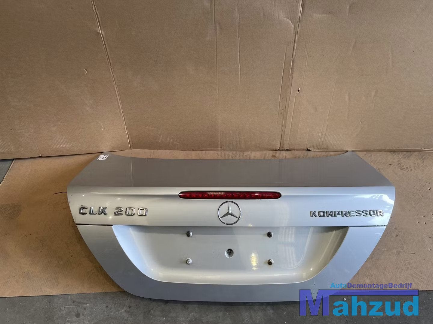 MERCEDES CLK W209 COUPE GRIJS 744 Achterklep achterdeur slot, Gebruikt, Mercedes-Benz AG, Deur, Mercedes-Benz