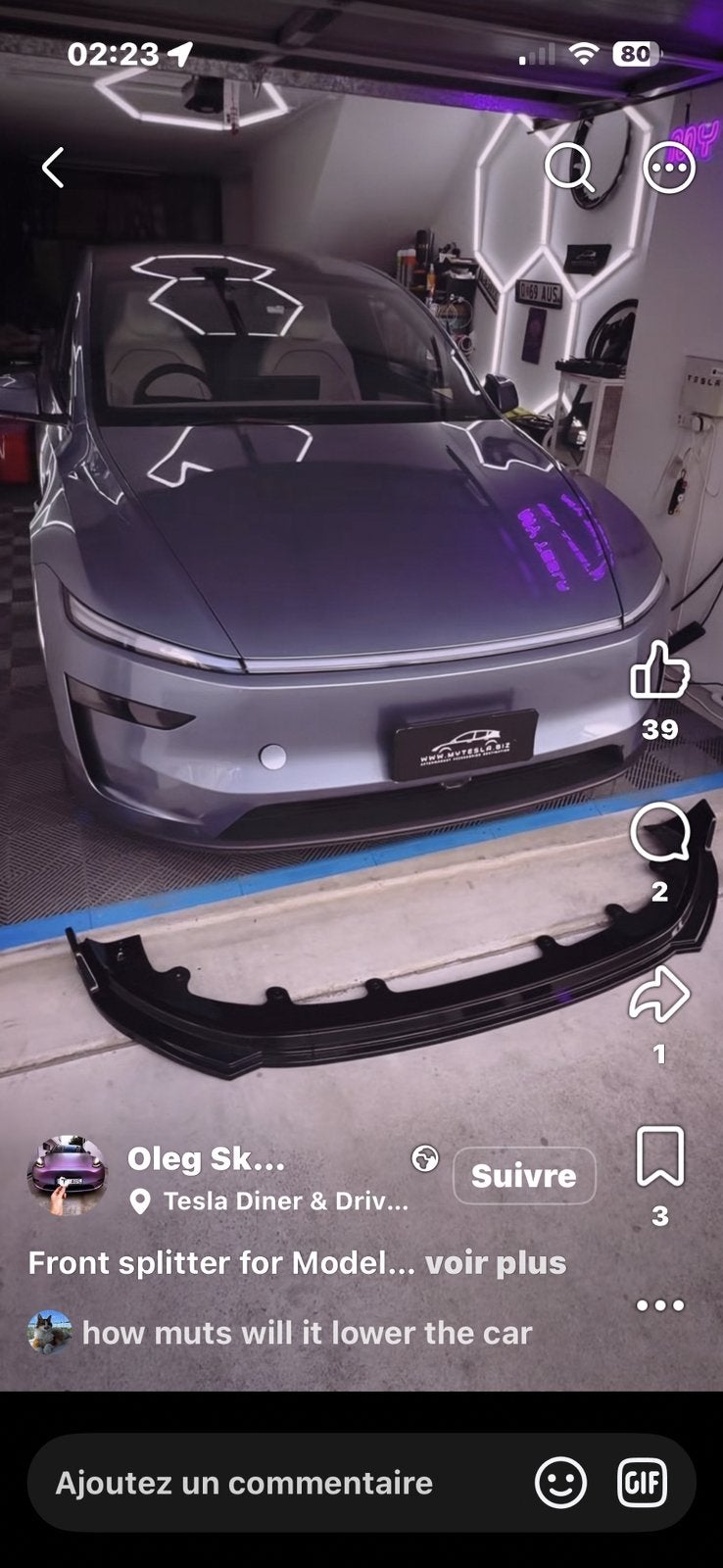 Tesla :Moulure pare chock avant et moulure de bs de caisse, Enlèvement, Neuf