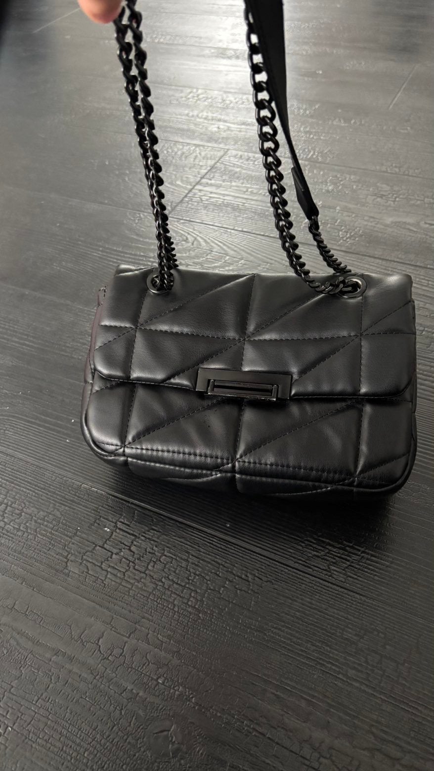 Sac Bershka, Envoi, Comme neuf, Noir, Sac à bandoulière