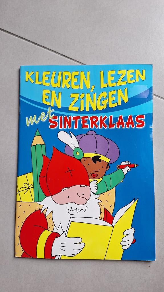 Kleuren, lezen en zingen met Sinterklaas, Ophalen of Verzenden, Gebruikt