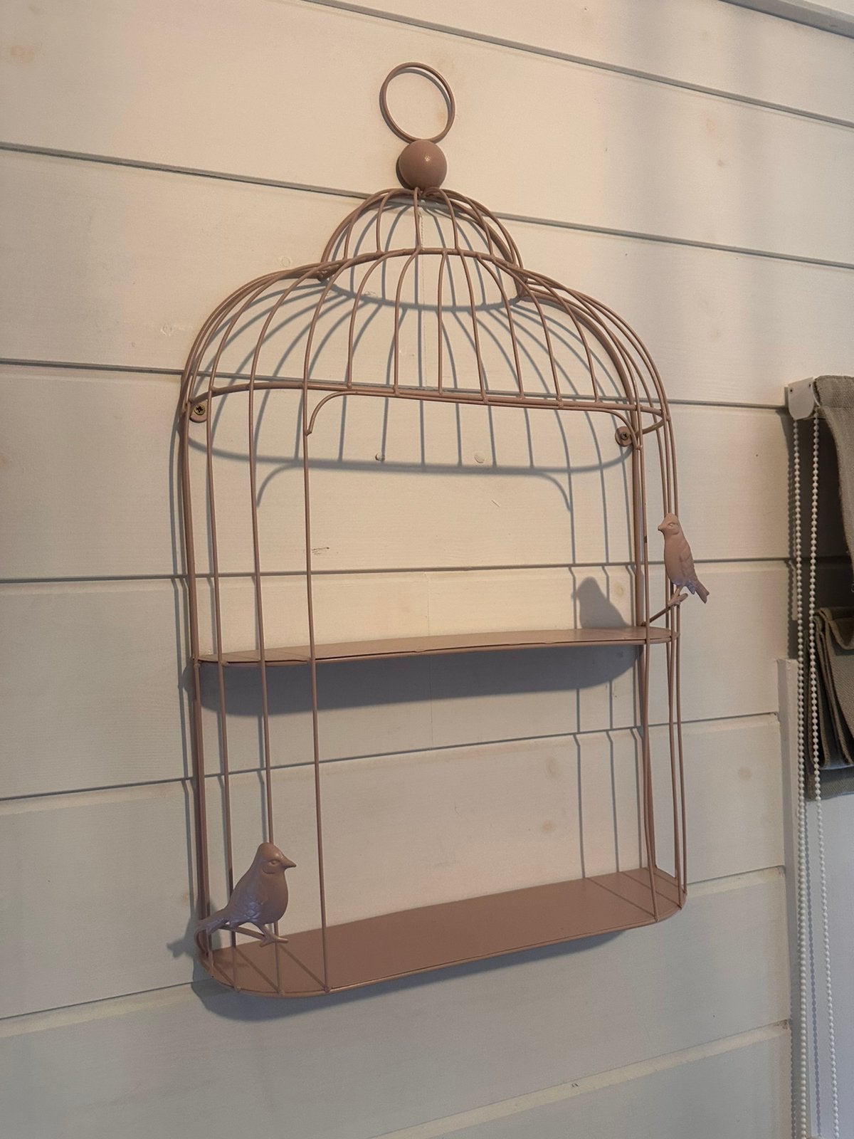 Support en forme de cage à oiseaux (rose), Enlèvement, Utilisé, Métal