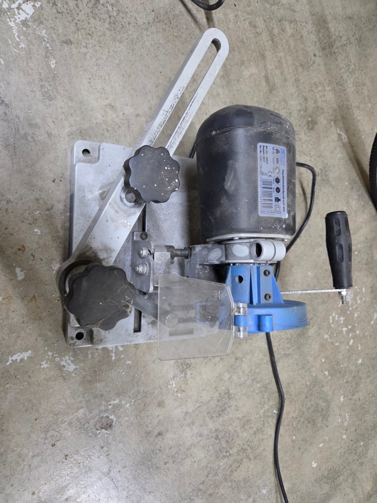 zaagblad slijpmachine, Ophalen