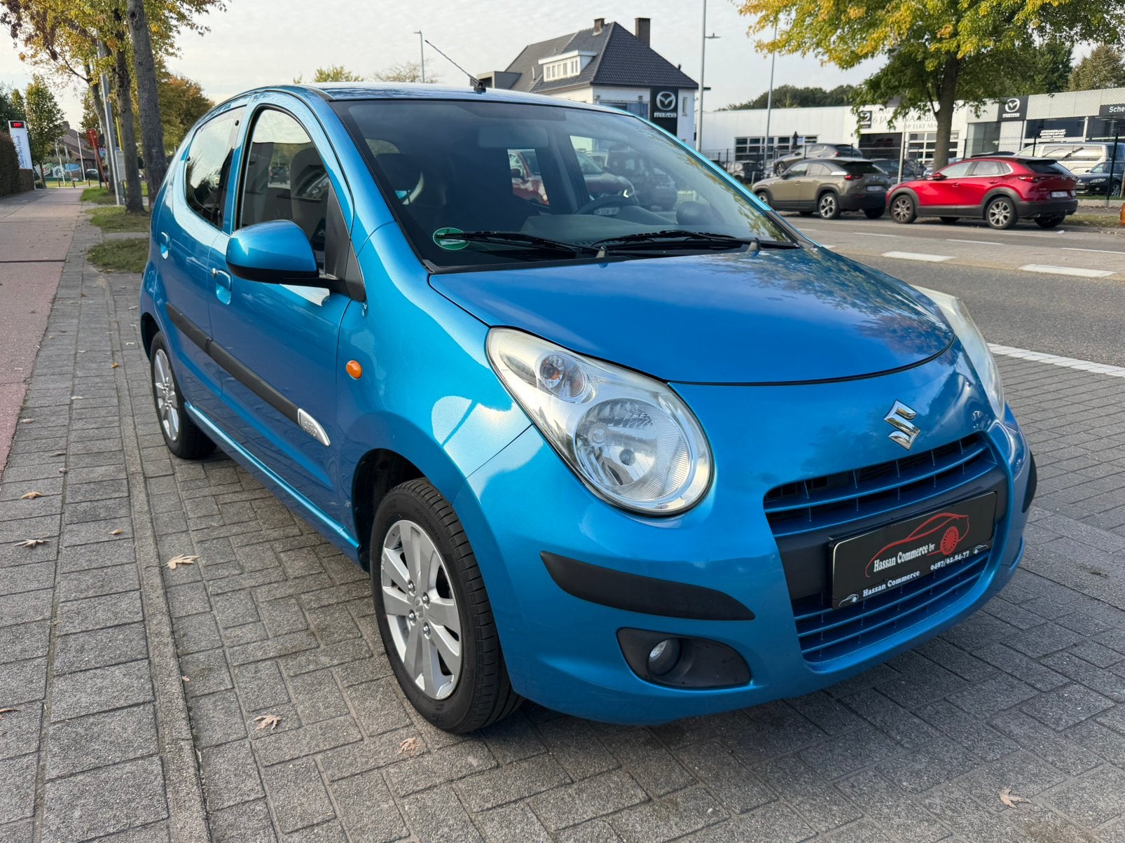 Suzuki Alto 1.0i Automaat 184.000Km 2010 Airco Gekeurd vvk, Auto's, Stof, Blauw, 996 cc, https://public.car-pass.be/vhr/88e03cbb-66c1-4228-80a0-8bb14332724a