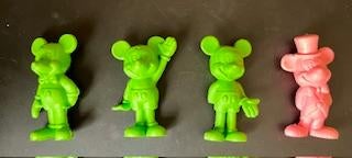 Vintage Mickey Mouse gom Rozenco Brussels, Ophalen of Verzenden, Mickey Mouse, Nieuw, Overige typen