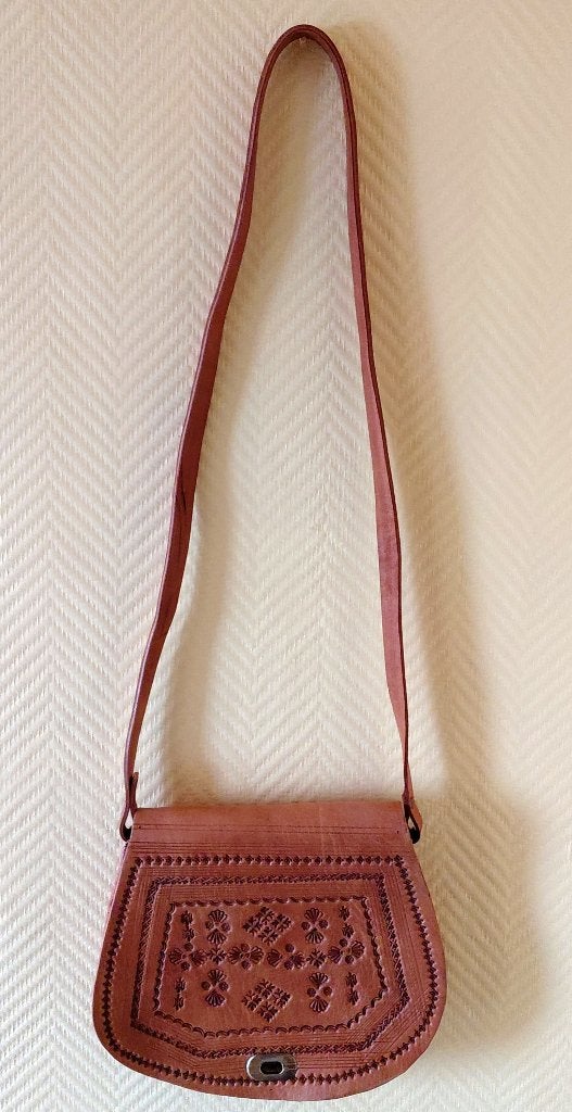 Petit sac bandoulière, Enlèvement, Comme neuf, Cuir