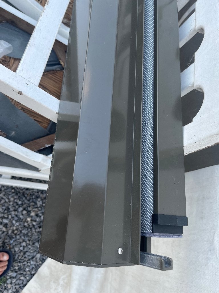Screen elektrisch, Tuin en Terras, Zonneschermen, Nieuw, Screen, 150 tot 300 cm, Minder dan 250 cm, Elektrisch, Ophalen