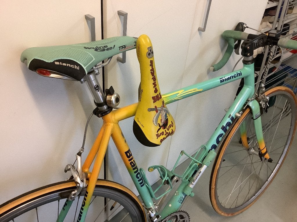 Bianchi Mega Pro M racefiets Marco Pantani., Ophalen, Gebruikt, Heren, Overige merken