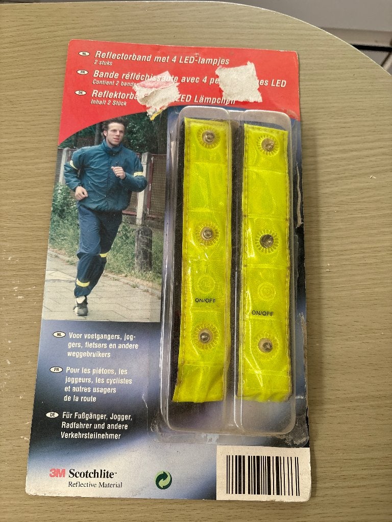 Reflectorband met led, Ophalen of Verzenden, Nieuw, Kleding
