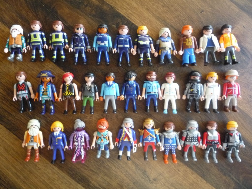 32 Playmobil poppetjes, Kinderen en Baby's, Ophalen of Verzenden, Gebruikt, Losse onderdelen, Overige typen
